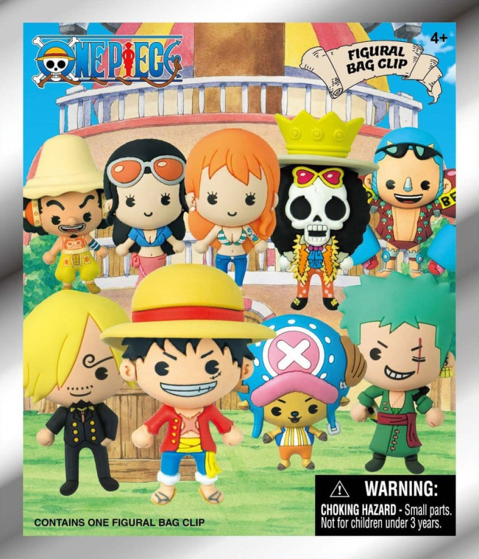 One Piece 3D Foam Bag Clips Serie 1 Display (24) 1