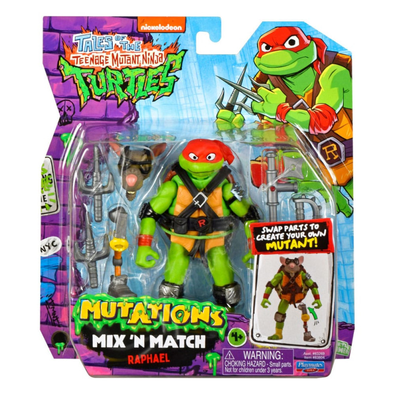 Tales of the Teenage Mutant Ninja Turtles Mix 'n Match Action Figure Raphael 12 cm 1