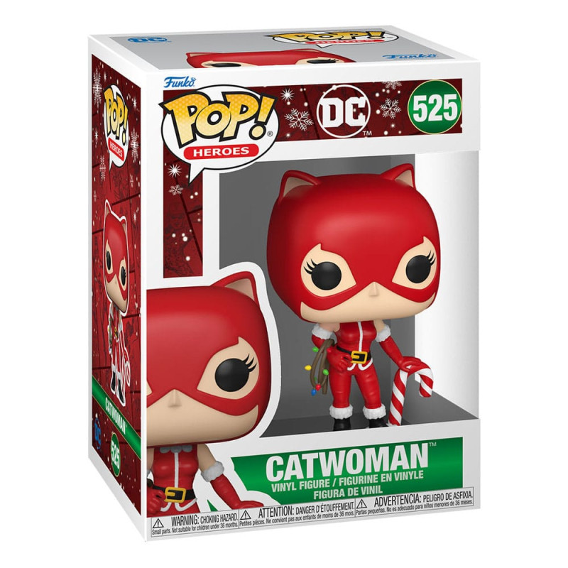 DC Comics POP! Heroes Vinyl Holiday '24- Catwoman 9 cm 1