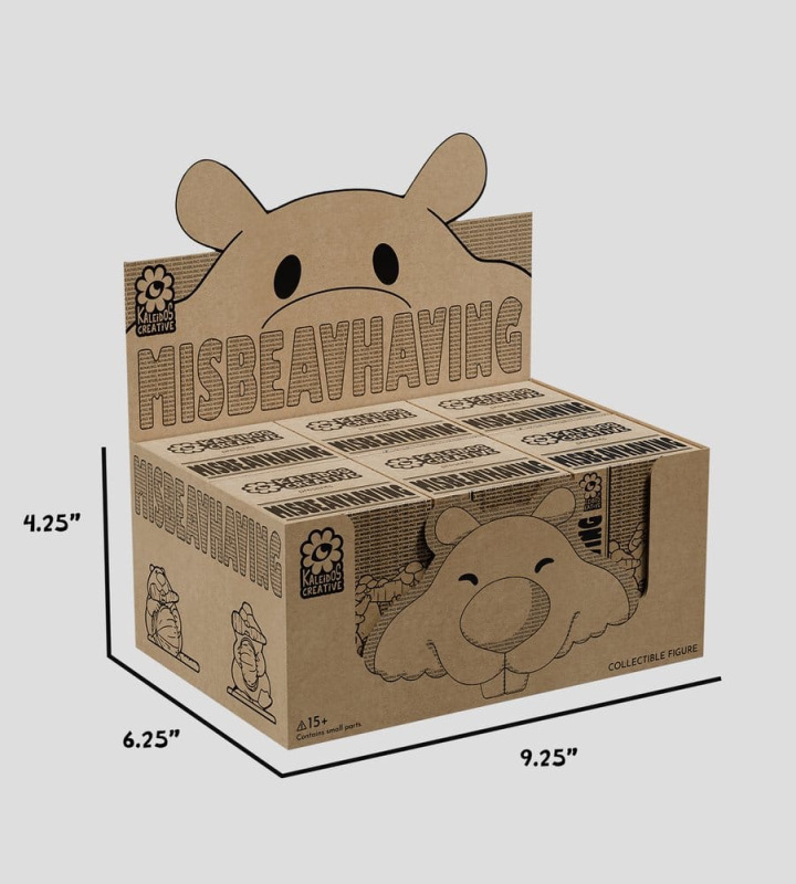 MisBEAVhaving Mini Figures S1 5 cm Blind Box Display (6) 10