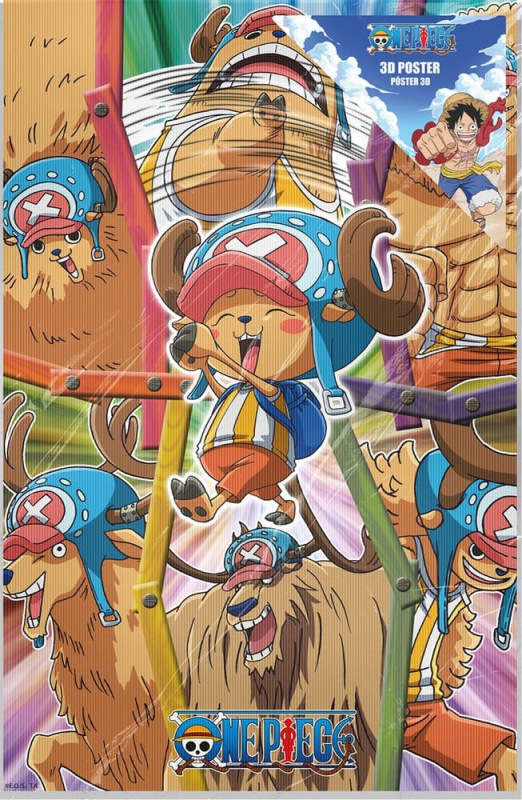 One Piece 3D Poster Chopper 38 x 58 cm 2
