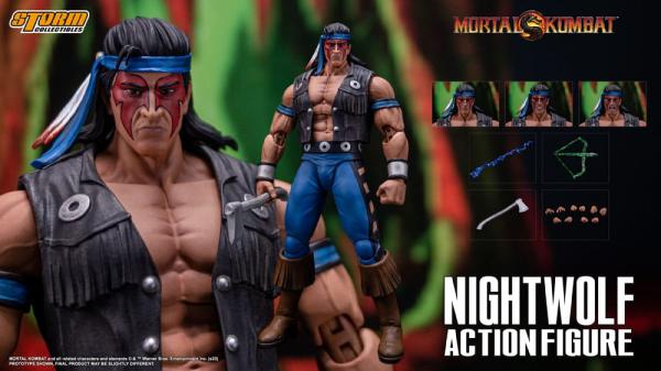 Mortal Kombat: Nightwolf 1/12 Action Figure - Storm Collectibles