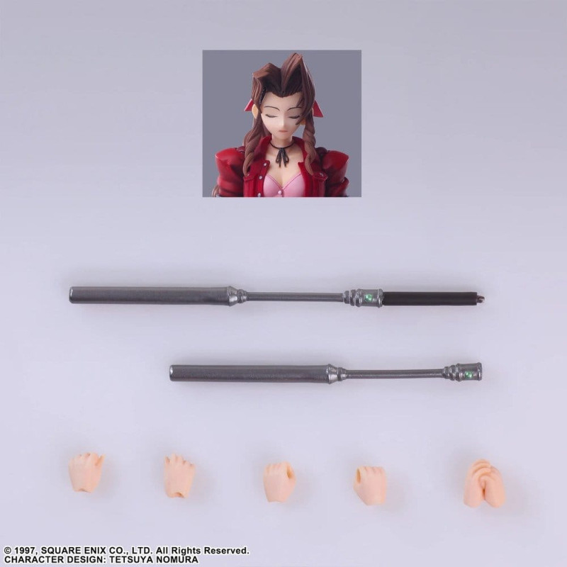 Final Fantasy VII Bring Arts Action Figure Aerith Gainsborough Digital Plus Edition 14 cm 4