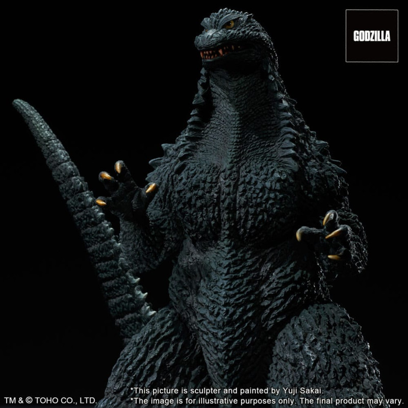 Godzilla against Mechagodzilla 2002 TOHO Yuji Sakai Modeling Collection PVC Statue Godzilla Battle i 5