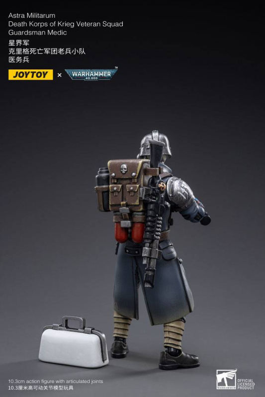 Warhammer 40k Action Figure 1/18 Death Korps of Krieg Veteran Squad Guardsman Medic 10 cm 2