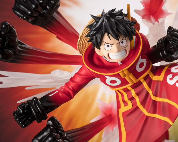 One Piece Figuarts ZERO Extra Battle PVC Statue Monkey D. Luffy -Gum Gum Hawk Gatling- 19 cm 4