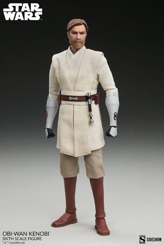 Star Wars The Clone Wars Action Figure 1/6 Obi-Wan Kenobi 30 cm