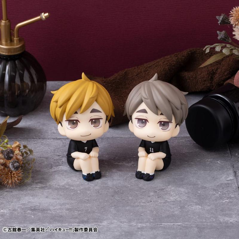 Haikyu!! Look Up PVC Statues Atsumu Miya & Osamu Miya Uniform Ver. 11 cm (with gift)