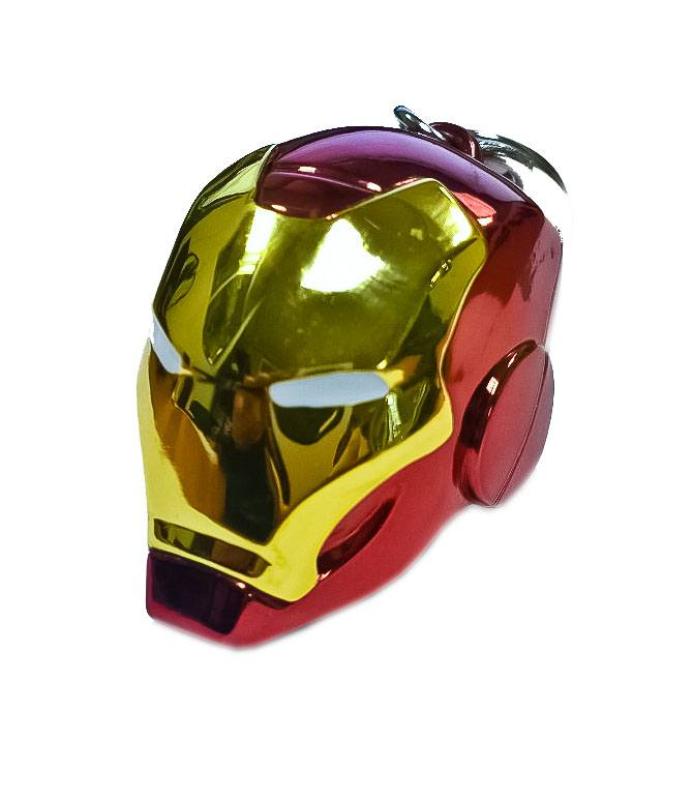 Marvel Comics Metal Keychain Iron Man Helmet