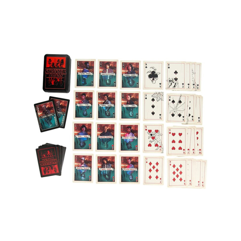Stranger Thinngs 5 Playing Cards Metal 3