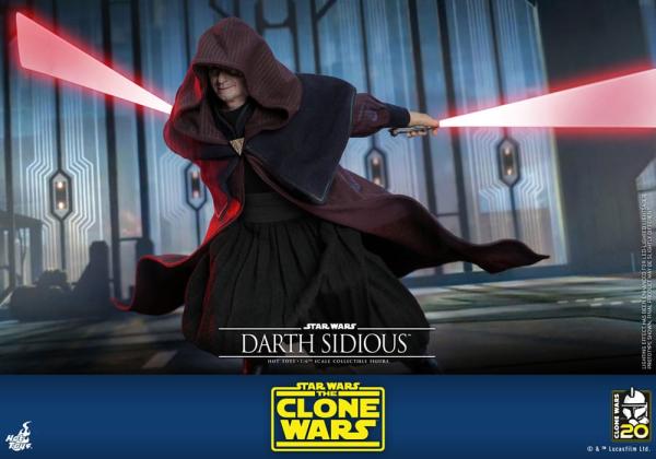 Star Wars The Clone Wars: Darth Sidious 1/6 Action Figure - Hot Toys