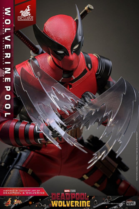 Deadpool & Wolverine Movie Masterpiece Action Figure 1/6 Wolverinepool Hot Toys Exclusive 31 cm 4