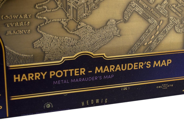 Harry Potter Replica Marauder's Map Metal Map 15 cm 7