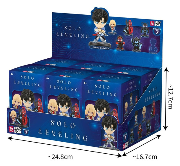 Solo Leveling Hero Box Mini Figures Shadow Rising Series Blind Box Display (12) 13