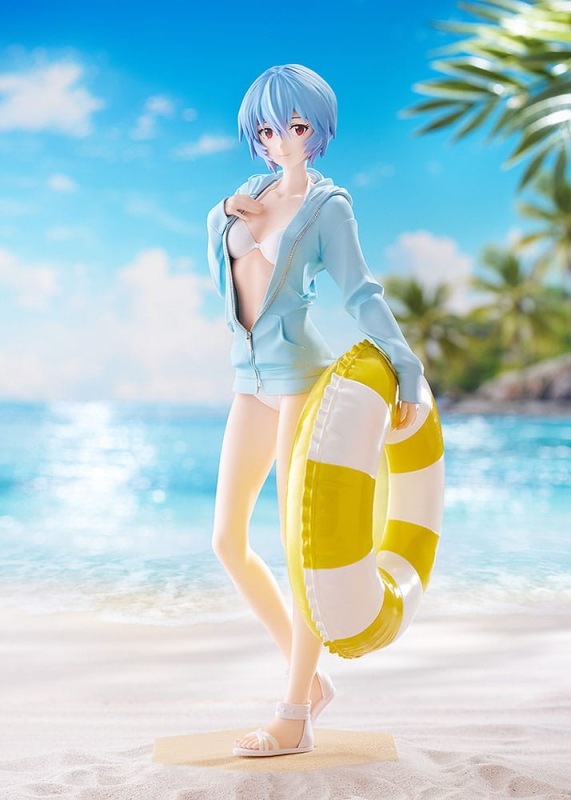 Rebuild of Evangelion Pop Up Parade L PVC Statue Beach Queens: Rei Ayanami 22 cm 2