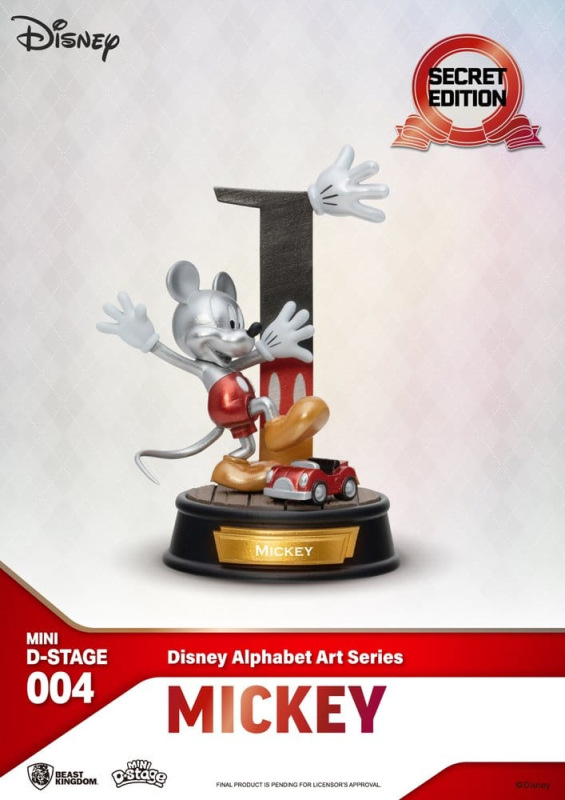 Disney Mini Diorama Stage Statues 6-pack Alphabet Art 10 cm 13