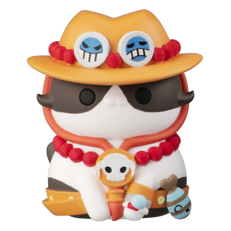 One Piece Mega Cat Project Trading Figure 3 cm NyanPieceNyan! I'm gonna be king of Paw-rates Vol. 1 8