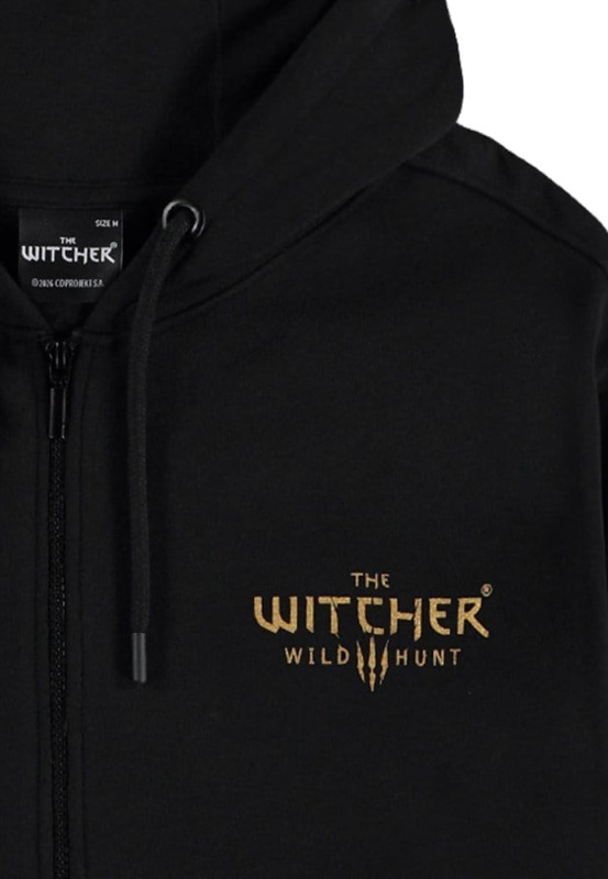 The Witcher Hooded Zip-Up Sweater The Wild Hunt 3