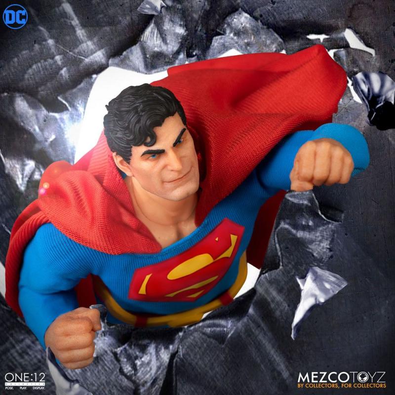DC Comics: Superman Man of Steel Edition 1/12 Action Figure - Mezco Toys