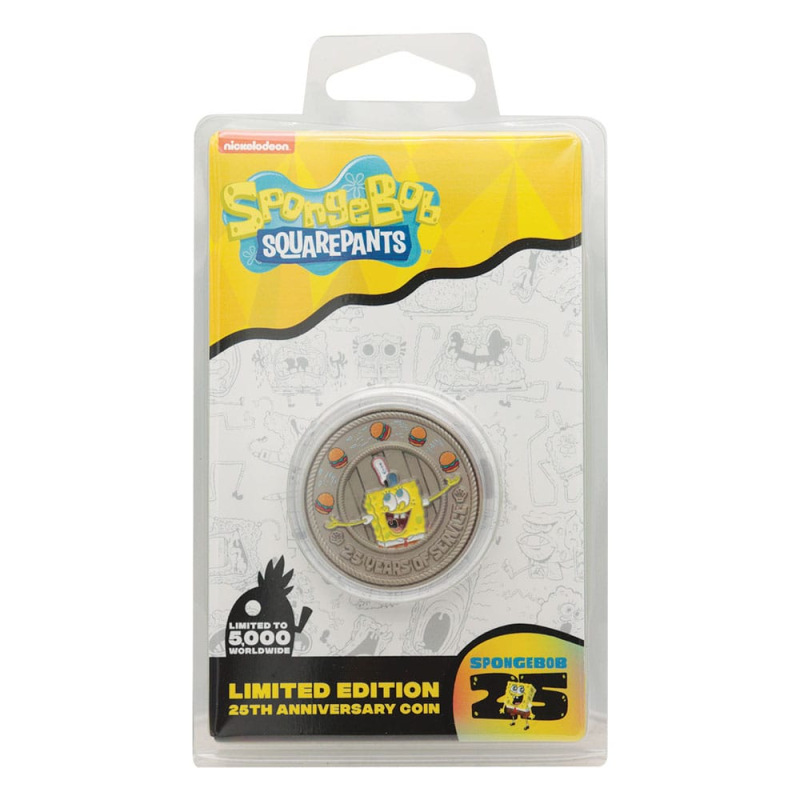 SpongeBob Collectable Coin 25th Anniversary Limited Edition 3