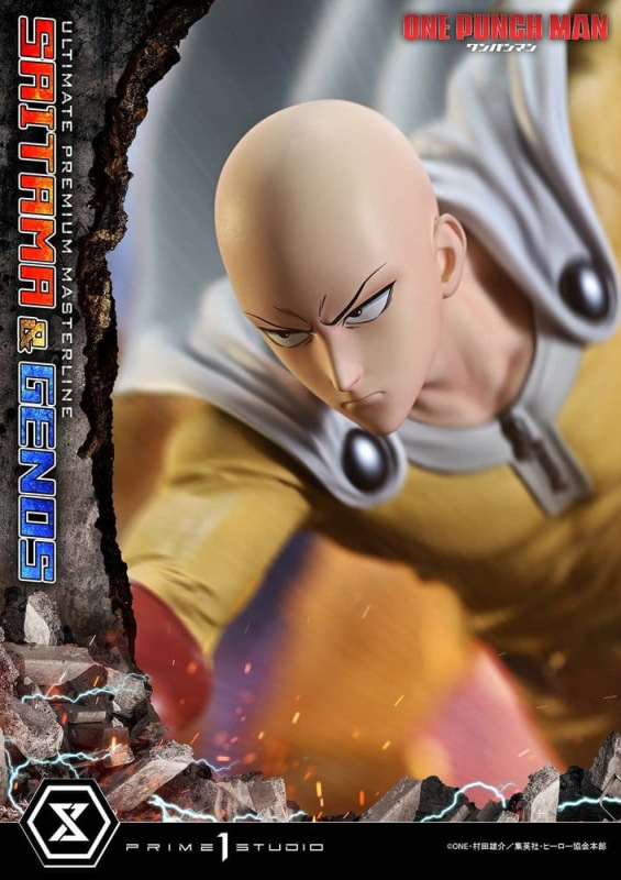 One-Punch Man Premium Masterline Series Statue 1/4 Saitama & Genos 73 cm 10