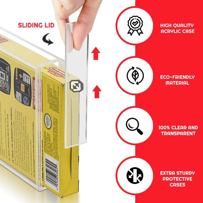 Acrylic Case 2-Pack for NES Games 2