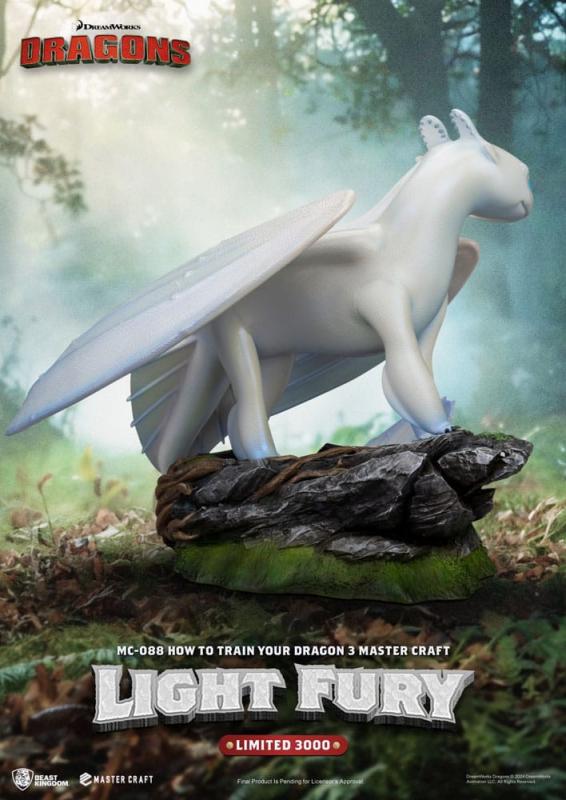 How To Train Your Dragon 3 Master Craft Statue Light Fury 29 cm