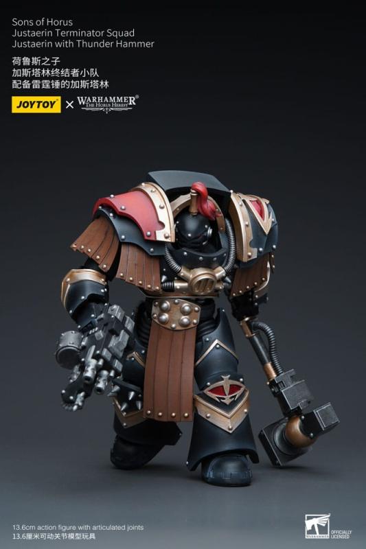 Warhammer The Horus Heresy Action Figure 1/18 Sons of Horus Justaerin Terminator Squad Justaerin wit