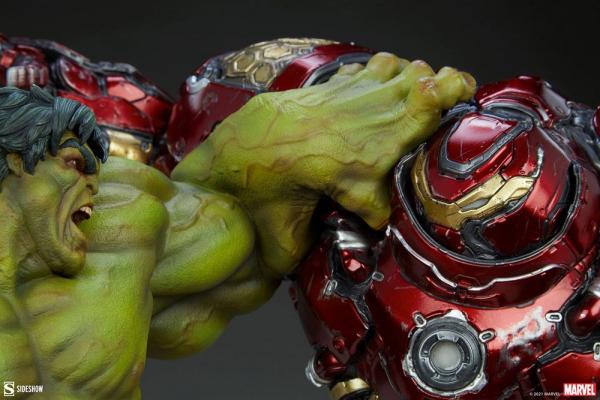 Marvel: Hulk vs Hulkbuster 50 cm Maquette - Sideshow Collectibles