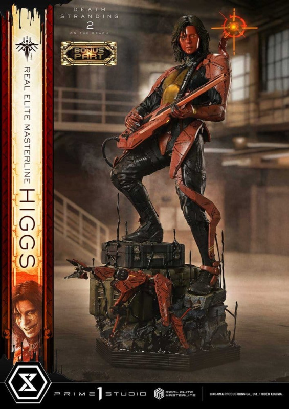 Death Stranding 2: On The Beach Real Elite Masterline Statue 1/3 Higgs DX Bonus Version 81 cm 3
