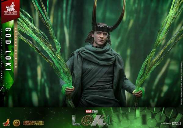 Loki DX Action Figure 1/6 God Loki Artisan Edition Hot Toys Exclusive 31 cm 14