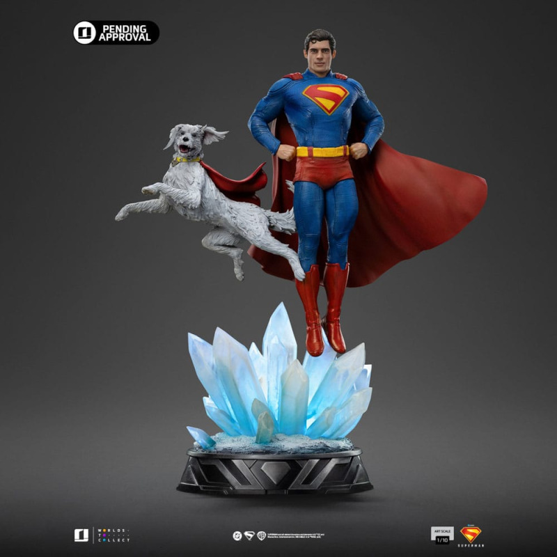 Superman Legacy Art Scale Statue 1/10 Superman & Krypto 32 cm 8