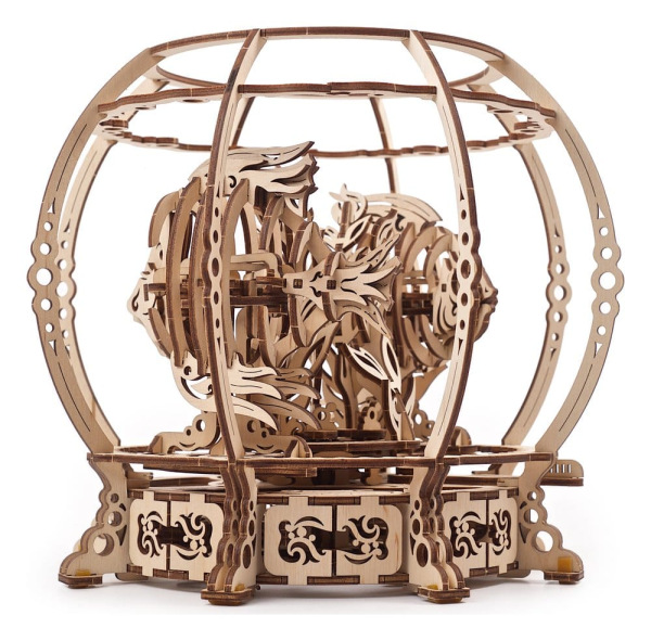 Ugears 3D Wooden Puzzle Mechanical Aquarium 5