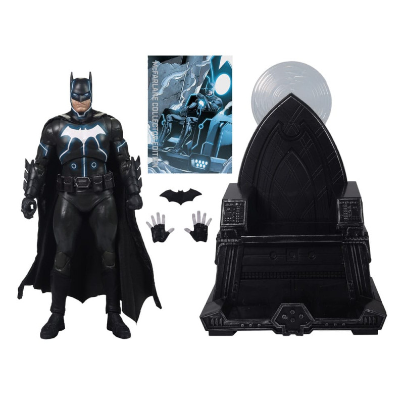 DC Multiverse McFarlane Collector Edition Action Figure #47 Batman & Mobius Chair (Darkseid War) 18 1