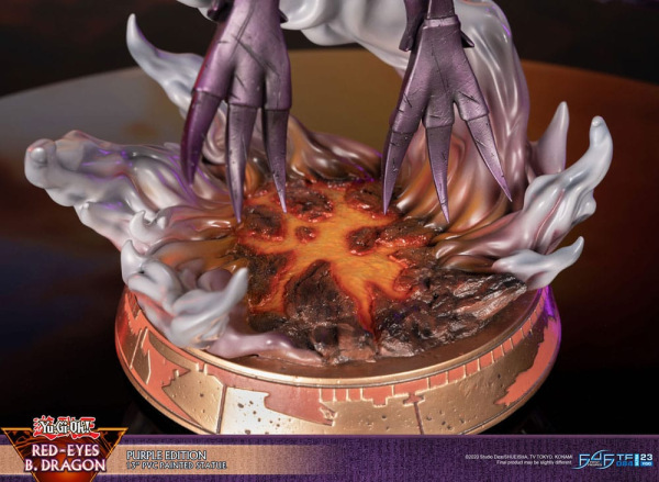 Yu-Gi-Oh! PVC Statue Red-Eyes B. Dragon Purple Colour 33 cm 5