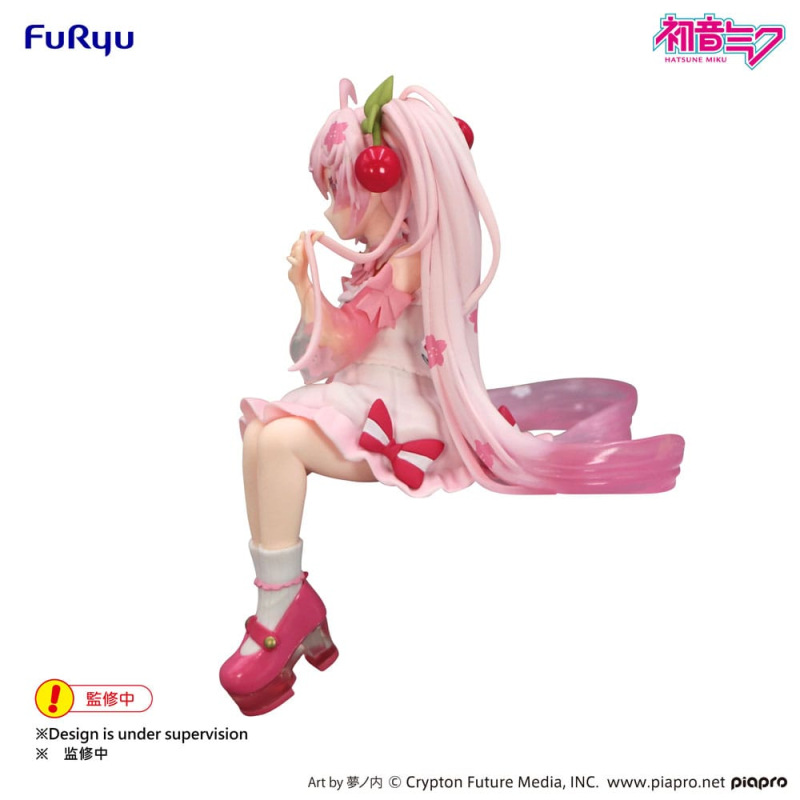 Hatsune Miku Noodle Stopper PVC Statue Sakura Miku 2025 Wink Ver. 14 cm 2