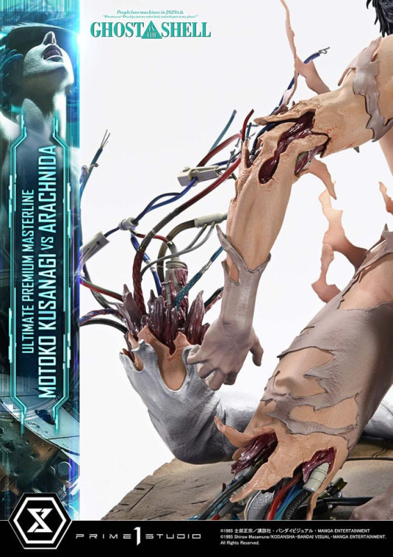 Ghost in the Shell Ultimate Premium Masterline Series Statue 1/4 Motoko Kusanagi vs Arachnida 68 cm 13