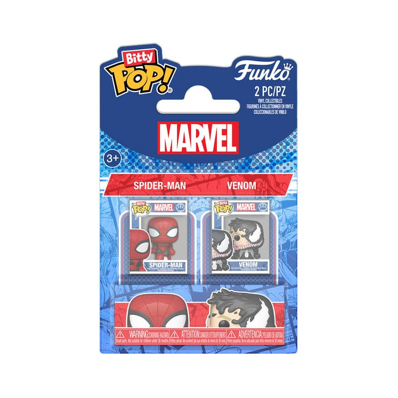 Spider-Man Bitty POP! Vinyl Figure 2-Pack Spider-Man&Vnm 2,5 cm