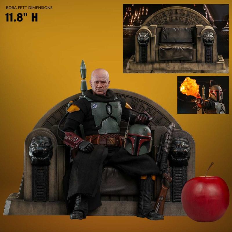 Star Wars: The Mandalorian Action Figure 1/6 Boba Fett Repaint Armor and Throne Special Edition 30 c 9