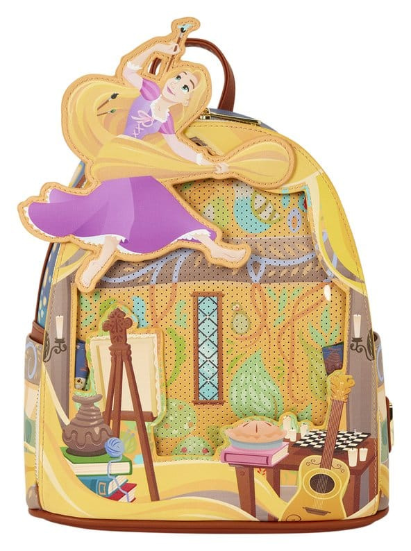 Tangled by Loungefly Mini Backpack Rapunzel Painting 6