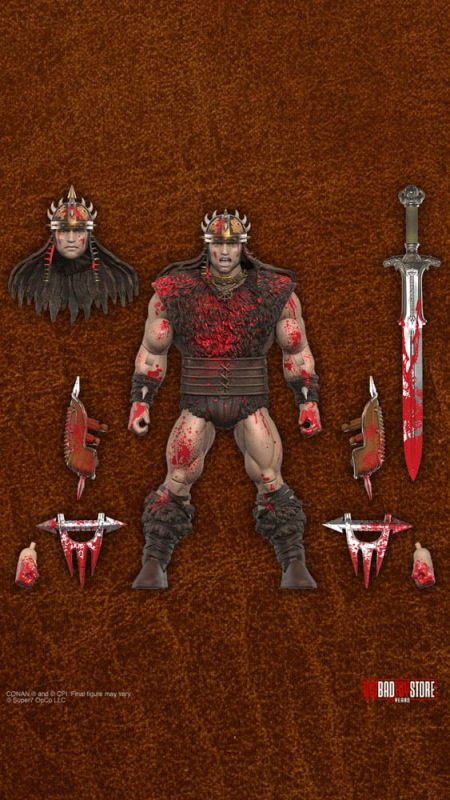 Conan the Barbarian Ultimates Action Figure Conan Blood Soaked Pit Fighter 18 cm 4