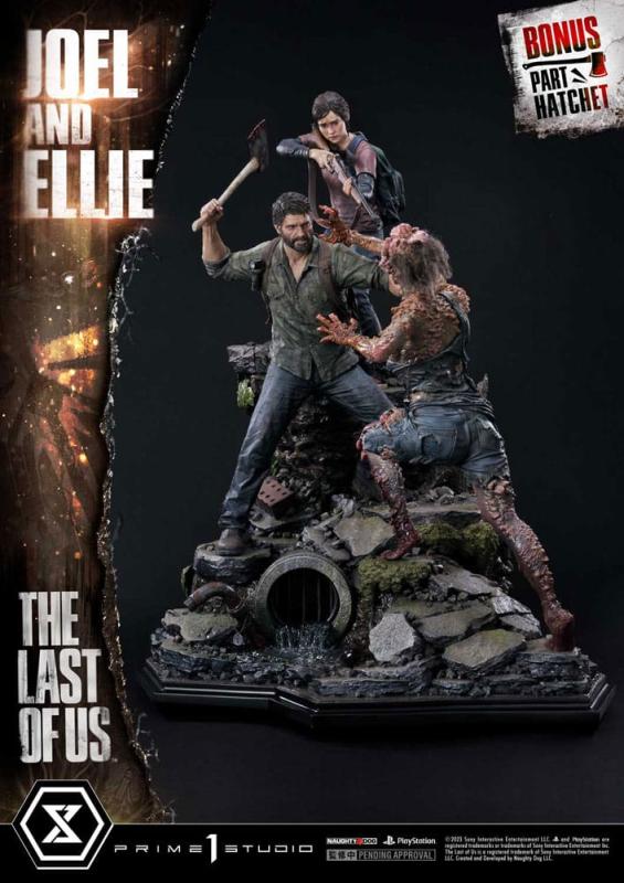 The Last of Us Part I Ultimate Premium Masterline Series Statue Joel & Ellie Deluxe Bonus Version (T