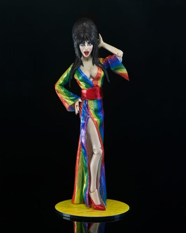 Elvira, Mistress of the Dark Clothed Action Figure Over the Rainbow Elvira 20 cm 9