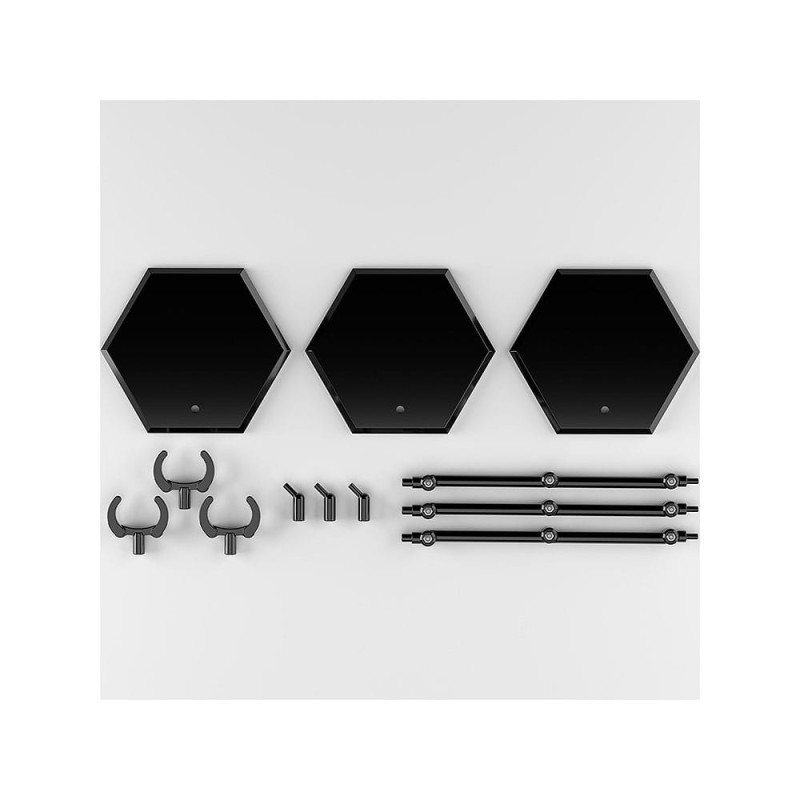 The Simple Stand Mini Nendoroid More for Mini Figures & Models Black Hex Type 3-Pack 2