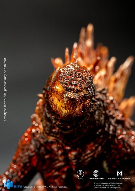 Godzilla King of the Monsters: Burning Godzilla 18 cm Exquisite Action Figure - Hiya Toys