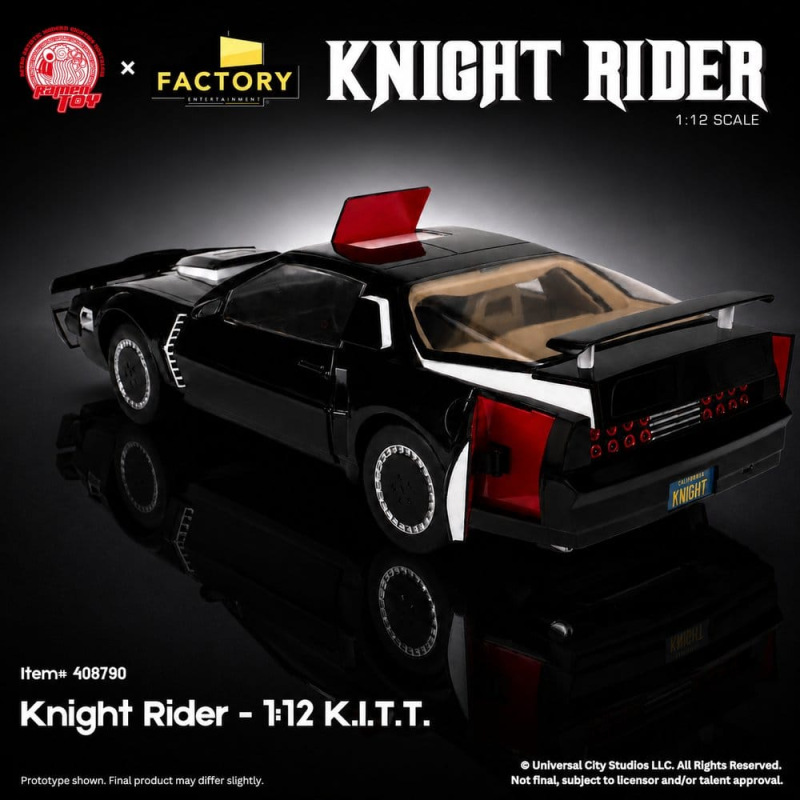 Knight Rider Action Figure 1/12 K.I.T.T. with Michael Knight 6