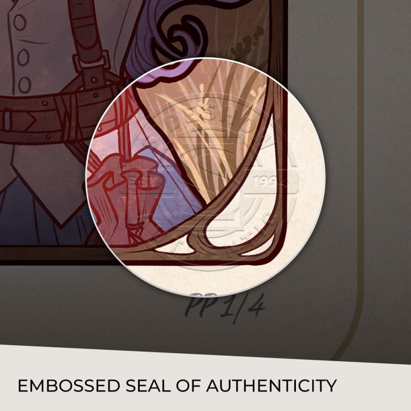 Critical Role Art Print Laura Bailey: 10th Anniversary Art Nouveau Illustrations 46 x 28 cm - unfram 6