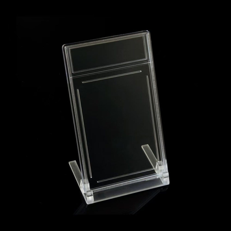Evoretro Display Stands 5-Pack for Graded Cards Slabs Transparent 6