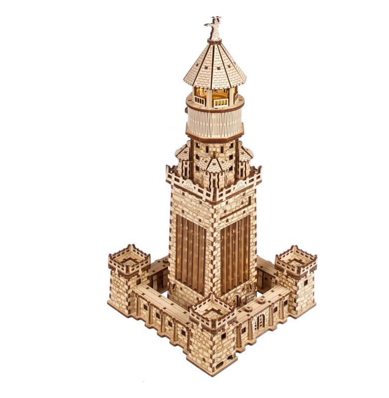 Ugears 3D Wooden Puzzle Lighthouse of Alexandria 12