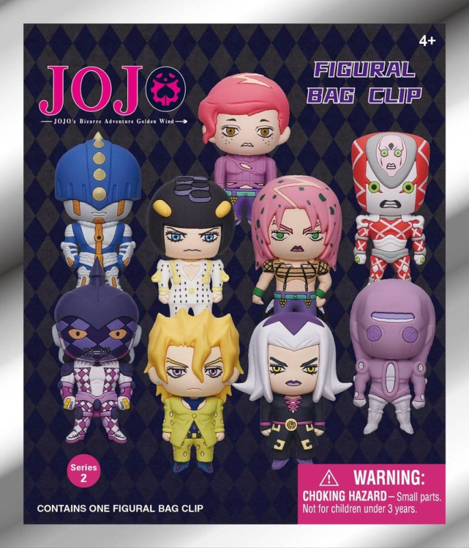 JoJo´'s Bizarre Adventure 3D PVC Bag Clips Series 2 Blind Bag Display (24) 2